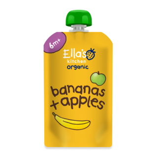 Ella's Kitchen Bananen + appels 6+ bio 120.00 Gram