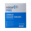 Hydrofiel gaaskompres 5 x 5 steriel 100.00 Stuks