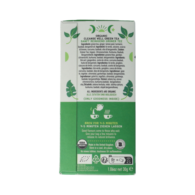 Thee cleanse well bio 20.00 Zakjes