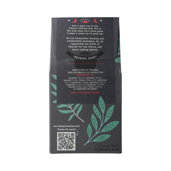 Thee English breakfast los bio 100.00 Gram