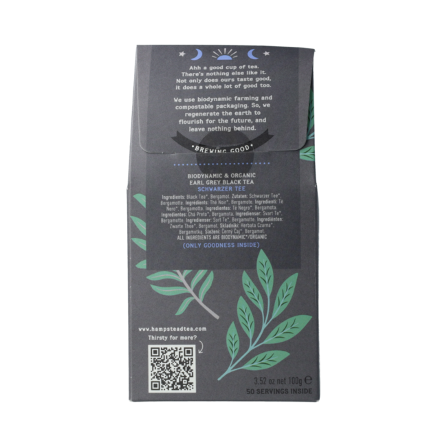 Thee earl grey los bio demeter 100.00 Gram