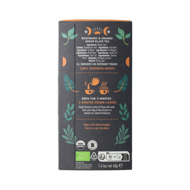 Thee assam bio demeter 20.00 Zakjes