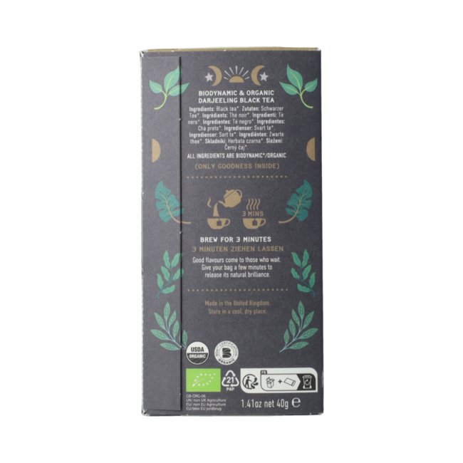 Thee darjeeling bio demeter 20.00 Zakjes