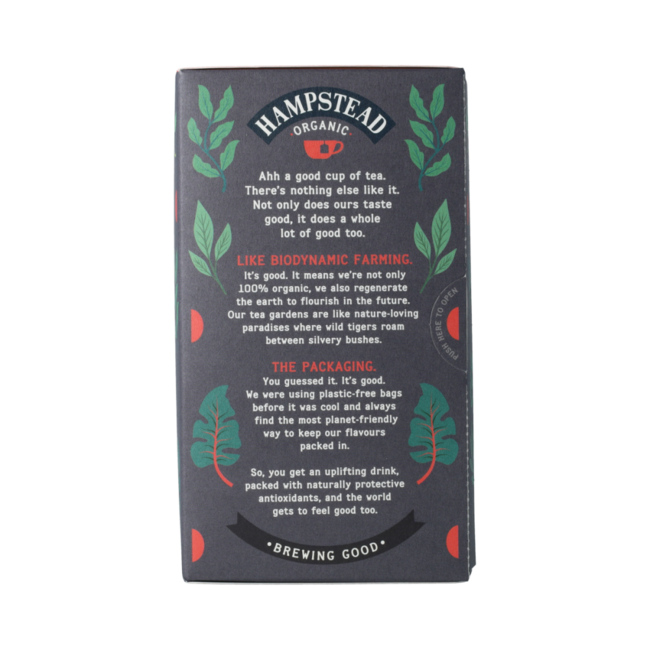 Thee English breakfast bio 20.00 Zakjes