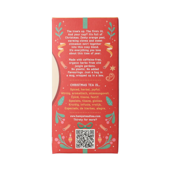 Christmas tea bio 20.00 Zakjes