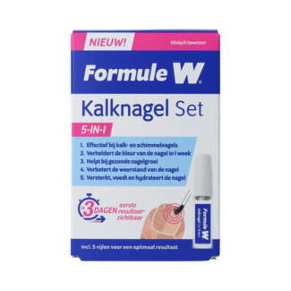 Formule W Kalknagel set 5-in-1 1.00 Set