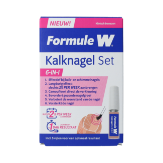 Formule W Kalknagel set 6-in-1 1.00 Set