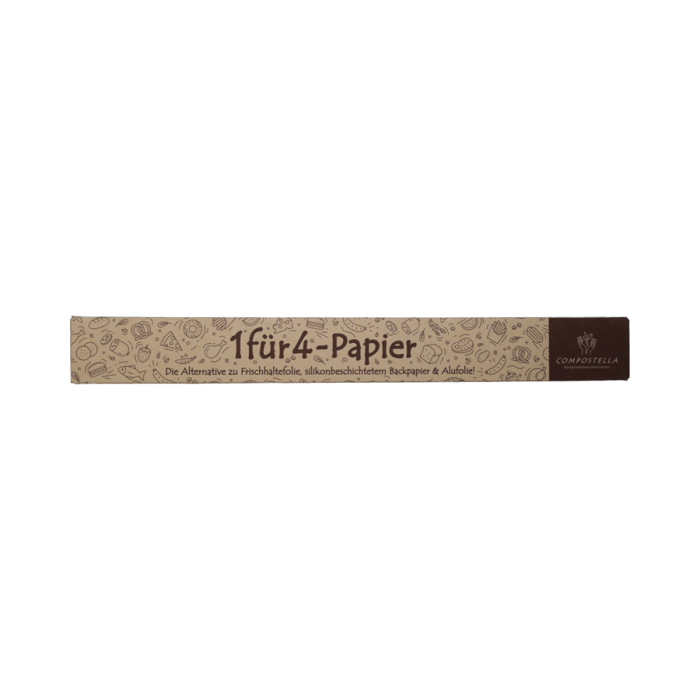 Compestella Keukenfolie en bakpapier 4 in 1 - 8mx38 cm 1 Stuks