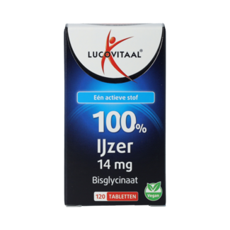 Lucovitaal IJzer Bisglycinaat 100% 120.00 Tabletten