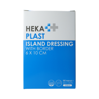 Hekaplast Border 6 cm × 10 cm Inselpflaster 50,00 Stück