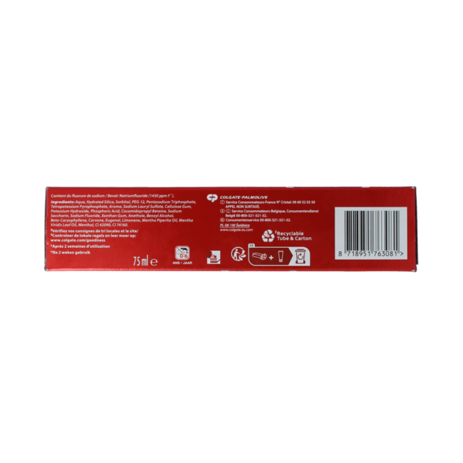Tandpasta max white one 75.00 Milliliter