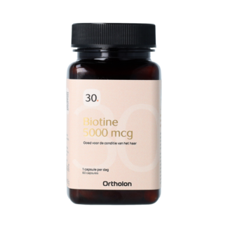 Ortholon Biotin 5000 mcg 60.00 Capsules