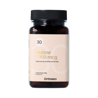 Ortholon Biotine 5000 mcg 60.00 Capsules