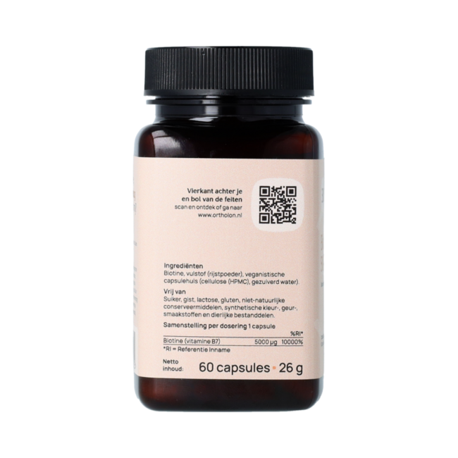 Biotine 5000 mcg 60.00 Capsules