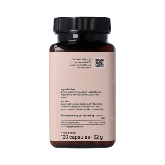 Biotine 5000 mcg 120.00 Capsules