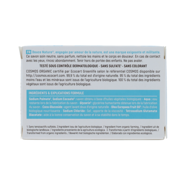 Unscented geruchsfreie Seifenbar 100,00 Gramm