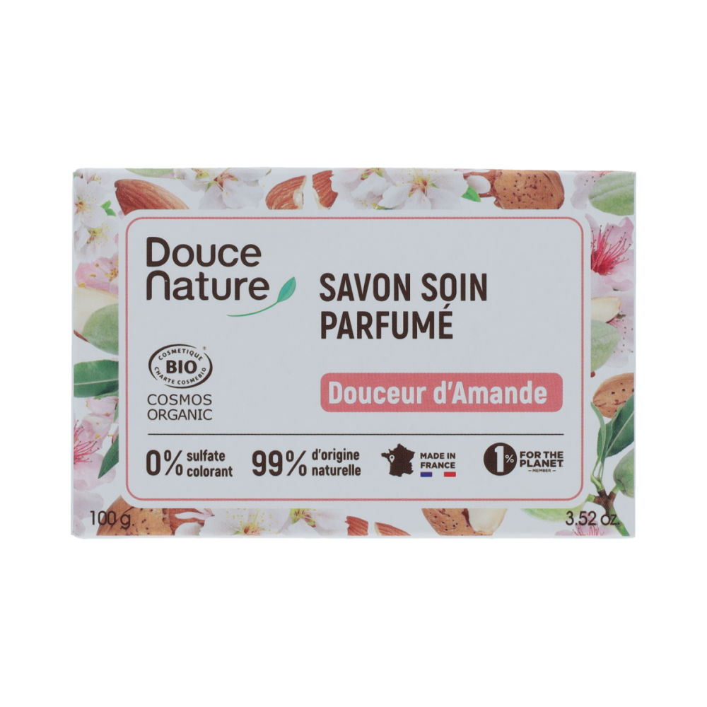 Douce Nature Almond softness amandel zeep bar 100 Gram