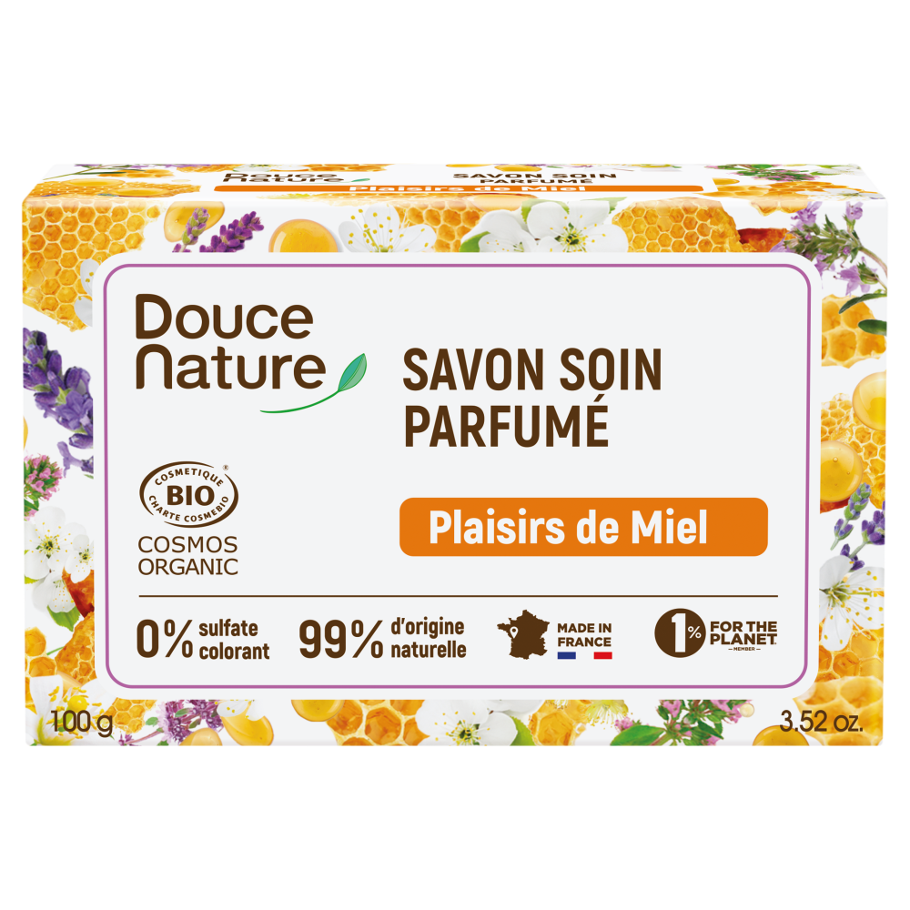 Douce Nature Honey pleasure honing zeep bar 100 Gram
