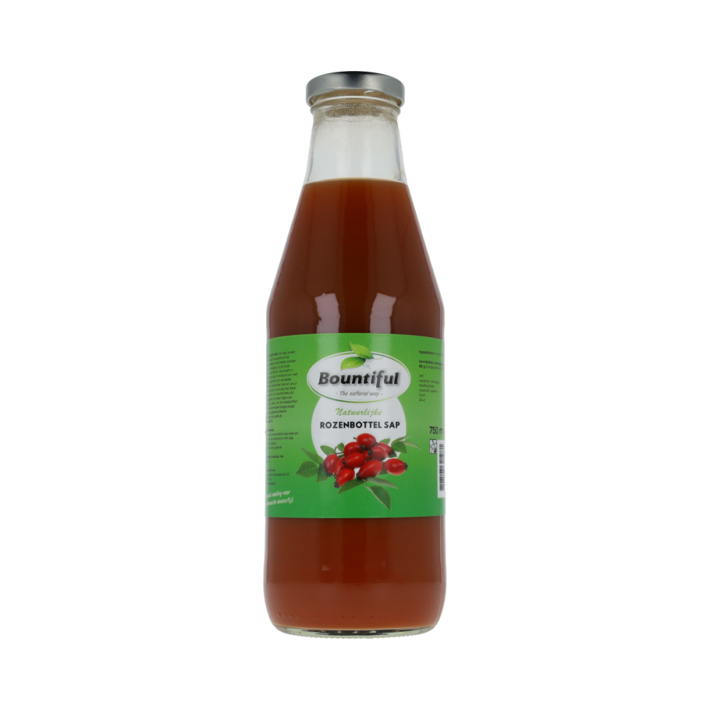 Bountiful Rozenbottelsap 750 Milliliter