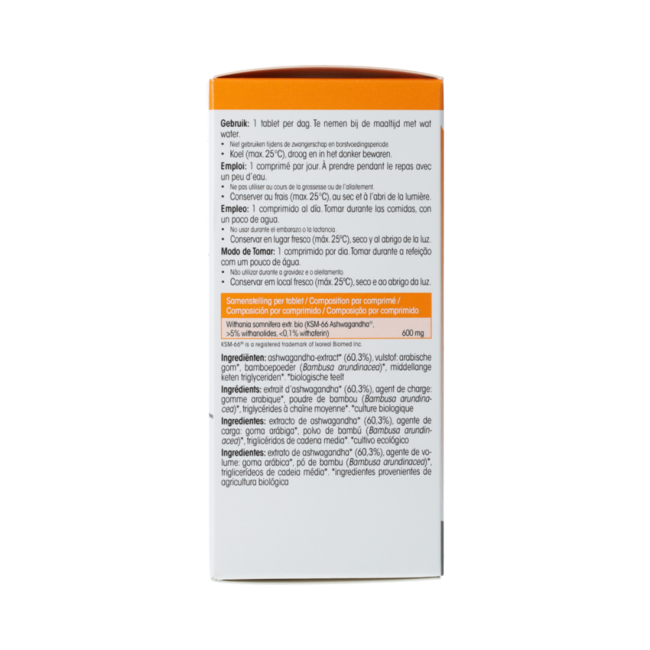 Ashwagandha forte bio 60.00 Tablets