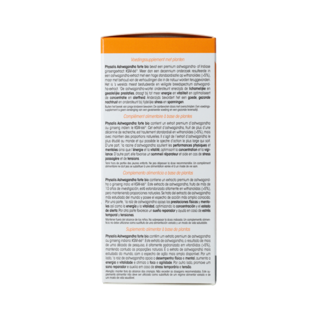 Ashwagandha forte bio 60,00 comprimidos