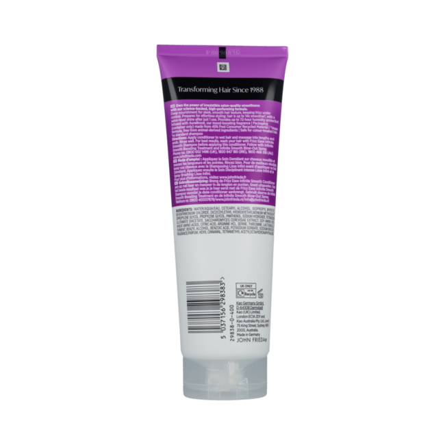 John Frieda Infinite Smooth Conditioner 250,00 mililitros