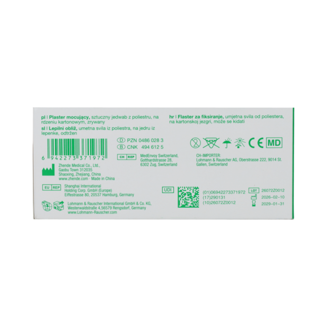 Esparadrapo 5m x 2,5cm sin látex 12,00 Unidades