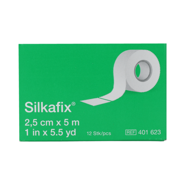 Hechtpleister 5m x 2.5cm latexvrij 12.00 Stuks