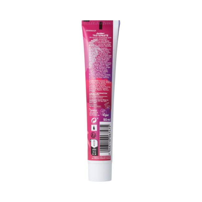 Jordan Tastepaste Himbeere Minze 50,00 Milliliter