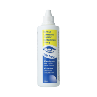 Eyefresh No Rub All-in-one solution for soft lenses 250.00 Millilitres