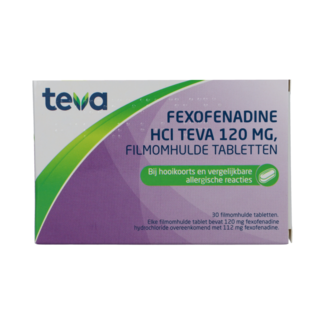 Teva Fexofenadine HCl 120mg 30.00 Tabletten