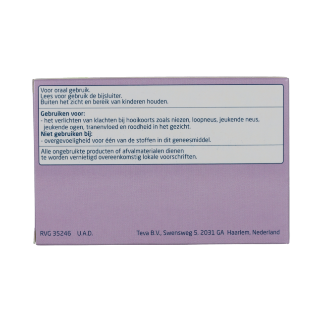 Fexofenadine HCl 120mg 30.00 Tabletten