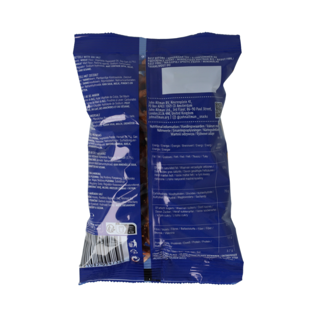 John Altman Pretzels Sal 60,00 gramos
