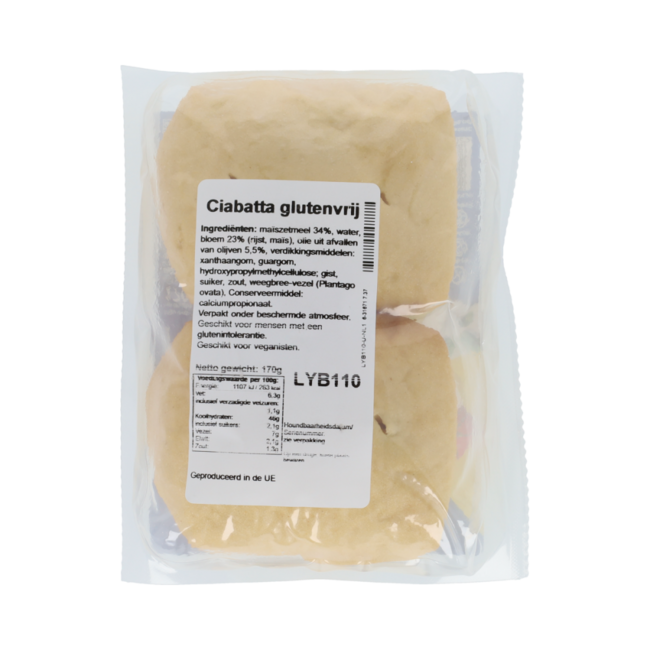 Ciabatta bezglutenowa 170,00 gram