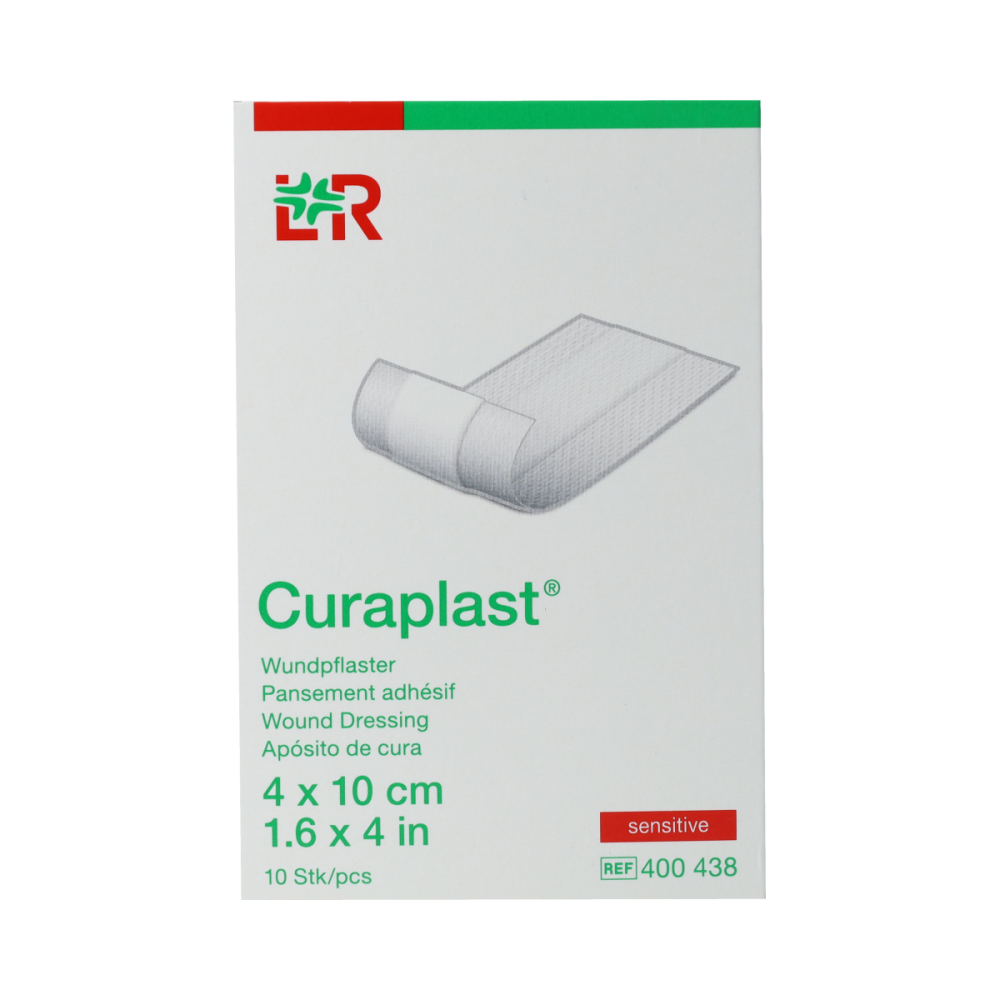 Curaplast Sensitive wondsnelverband 4 x 10cm 10 Stuks