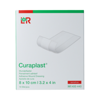 Curaplast Sensitive wondpleister 8cm x 10cm 10.00 Stuks