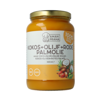 Amanprana Bio olej kokosowo-oliwkowo-palmowy 1600 mililitrów