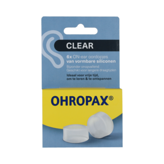 Ohropax Silicon clear 6,00 szt.