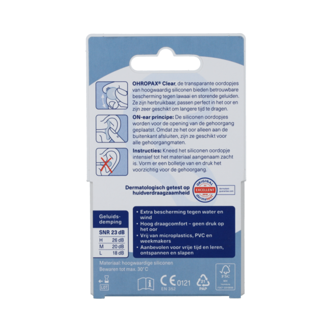 Silicon clear 6.00 Stuks