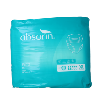 Absorin Comfort pants fit maat XL  14.00 Stuks