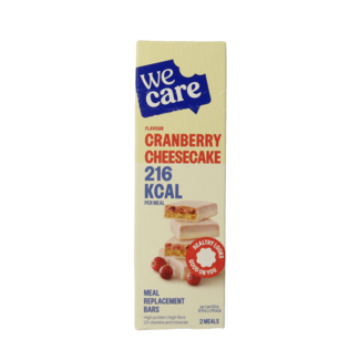 WeCare Barres substituts de repas cranberry cheesecake 116 g