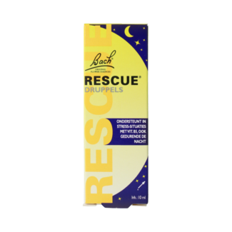 Bach Rescue Bach RESCUE® Nuit gouttes sans alcool, 10 ml 10,00 millilitres