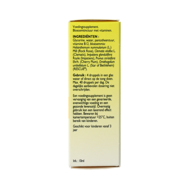 Bach RESCUE® Alcohol-free drops, 10 ml 10 Millilitres
