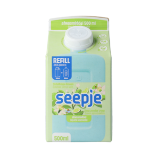 Seepje Detersivo piatti lime ricarica 500,00 Millilitri