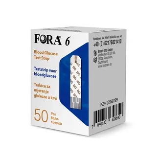 Fora Bandeslettes de glucose FORA 6 50,00 pièces