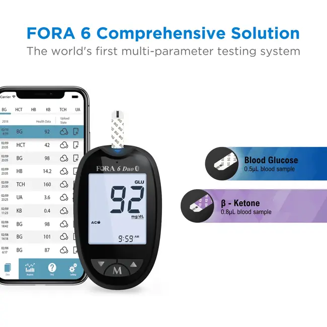 FORA Duo meter (mmol/l) 1.00 Stuks