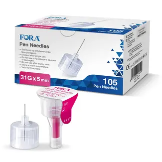 Fora FORA Aiguilles pour stylo 31G 5mm (105 pièces) 105,00 pièces