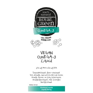 Royal Green Vegan Omega-3 Liquid 125,00 Millilitri