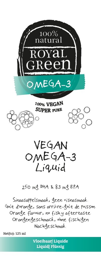 Royal Green Vegan Omega-3 Liquid 125 Milliliter