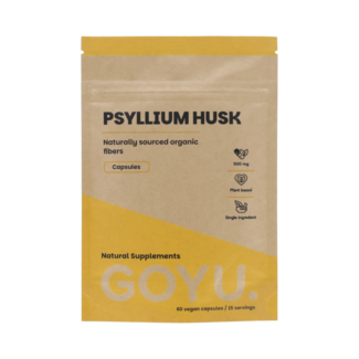 Goyu Psyllium husk fibre bio 60,00 Capsule